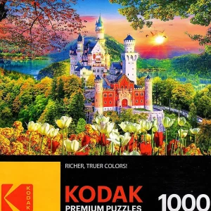 Oriental Trading Puzzles*Neuschwanstein Medieval Castle Germany 1000 Piece Kodak Premium Jigsaw Puzzle