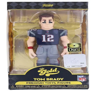 Oriental Trading Character Toys*New England Patriots Nfl Funko Gold 5 Inch Vinyl Figure Tom Brady Chase