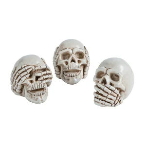 No Evil Skulls Halloween Decoration<Oriental Trading Clearance