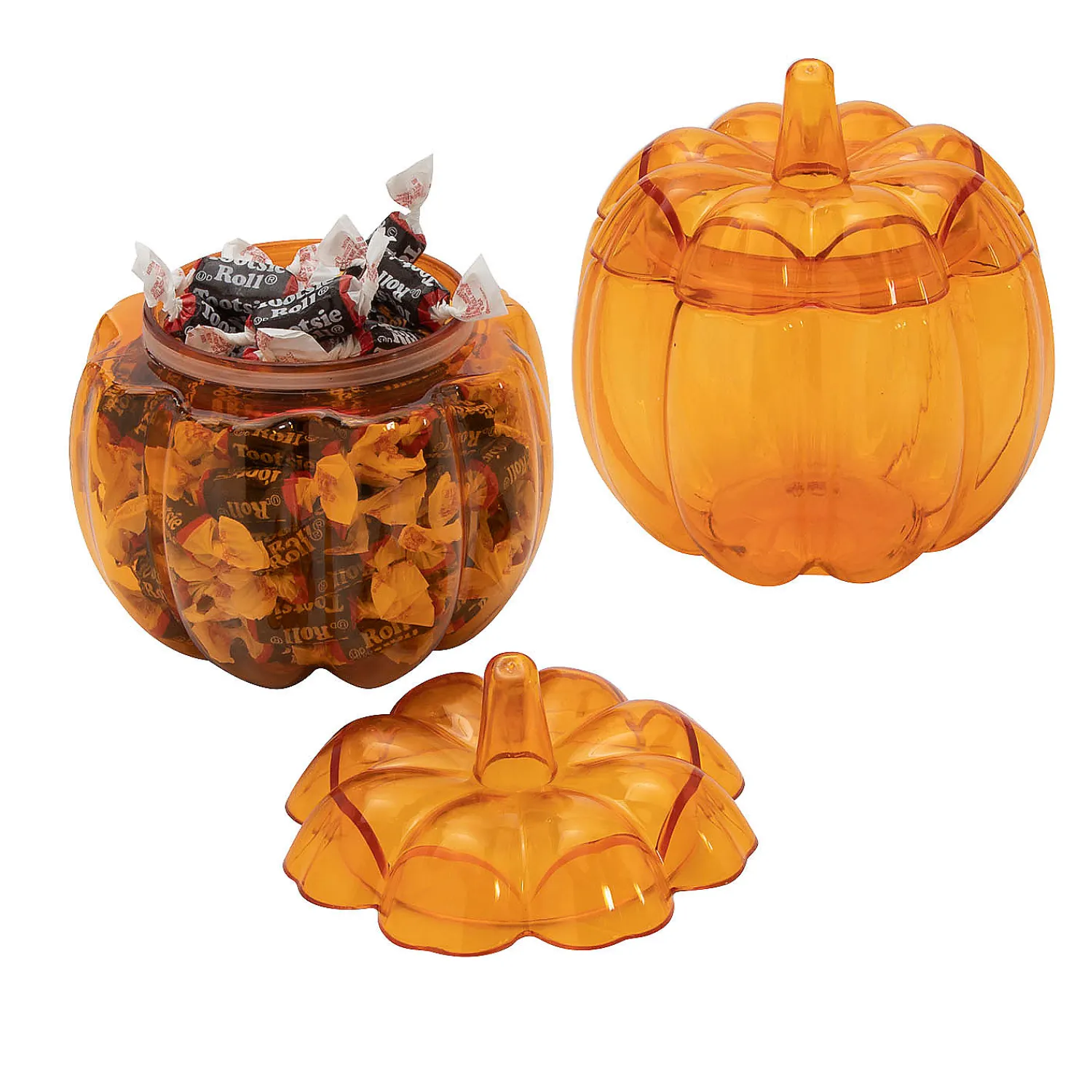 orange_pumpkin_plastic_fa_0.webp Orange Pumpkin Plastic Favor Containers - 12 Pc.<Oriental Trading Sale