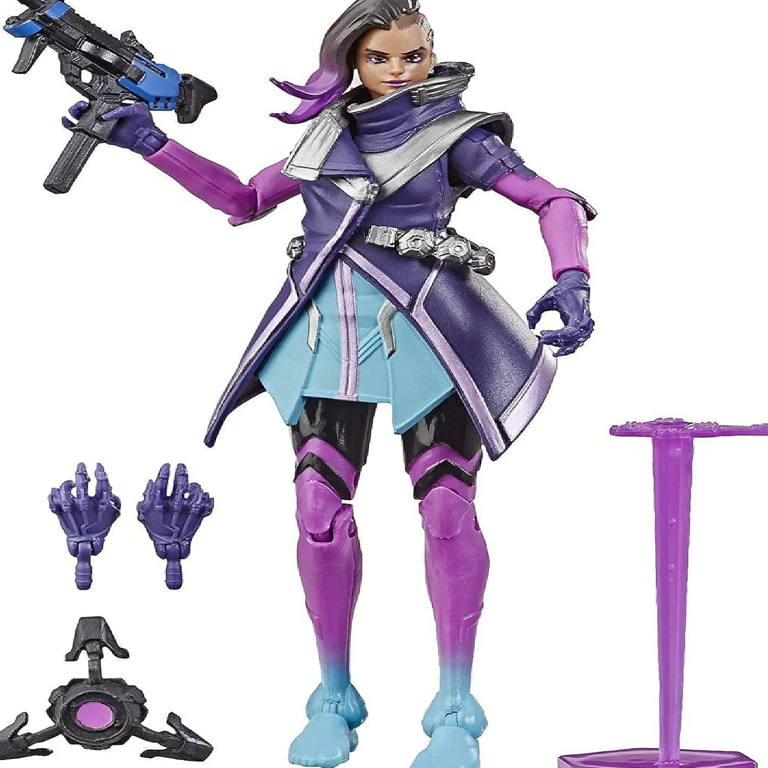 overwatch_ultimates__inch_0.webp Oriental Trading Character Toys*Overwatch Ultimates 6 Inch Action Figure Sombra