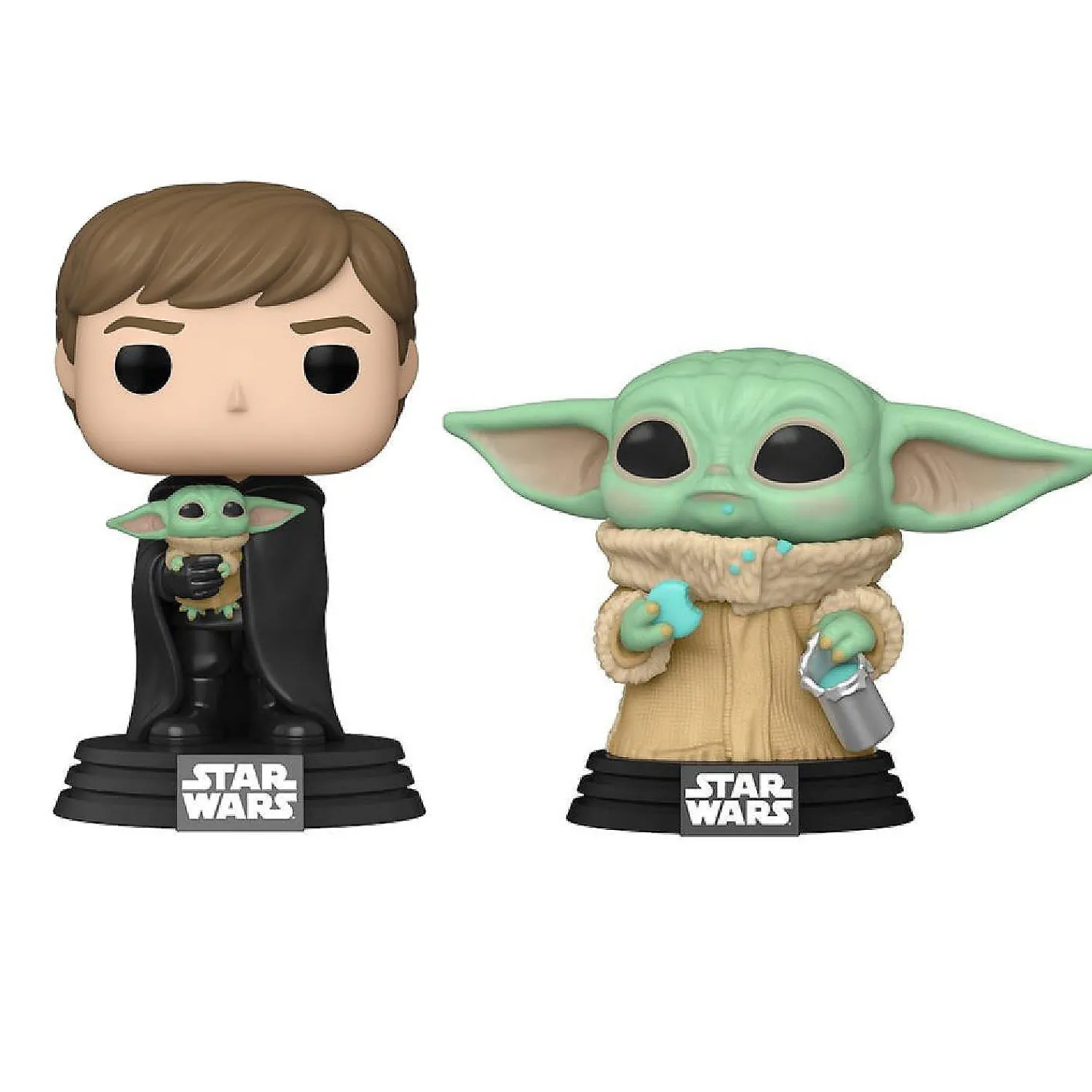 pack_funko_pop_bobblehea_0.webp Oriental Trading Character Toys*2 Pack Funko Pop! Bobbleheads Luke Skywalker & Grogu With Cookies