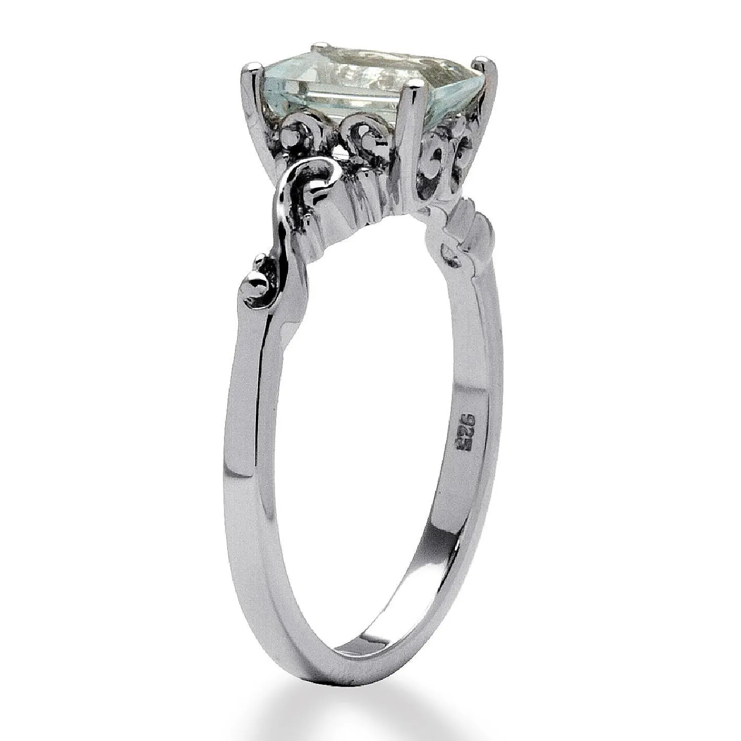 palmbeach_jewelry_platinu_1-2.webp Oriental Trading Rings*Palmbeach Jewelry Platinum-Plated Sterling Silver Emerald Cut Genuine Aquamarine Scrolling Shank Ring Sizes 5-10