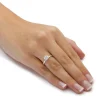 Oriental Trading Rings*Palmbeach Jewelry Sterling Silver Round Cubic Zirconia Solitaire Engagement Ring Sizes 5-10