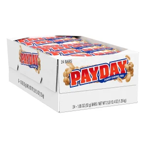 Payday Peanut Caramel Full Size Bar, 1.85 Oz, 24 Count<Oriental Trading Shop