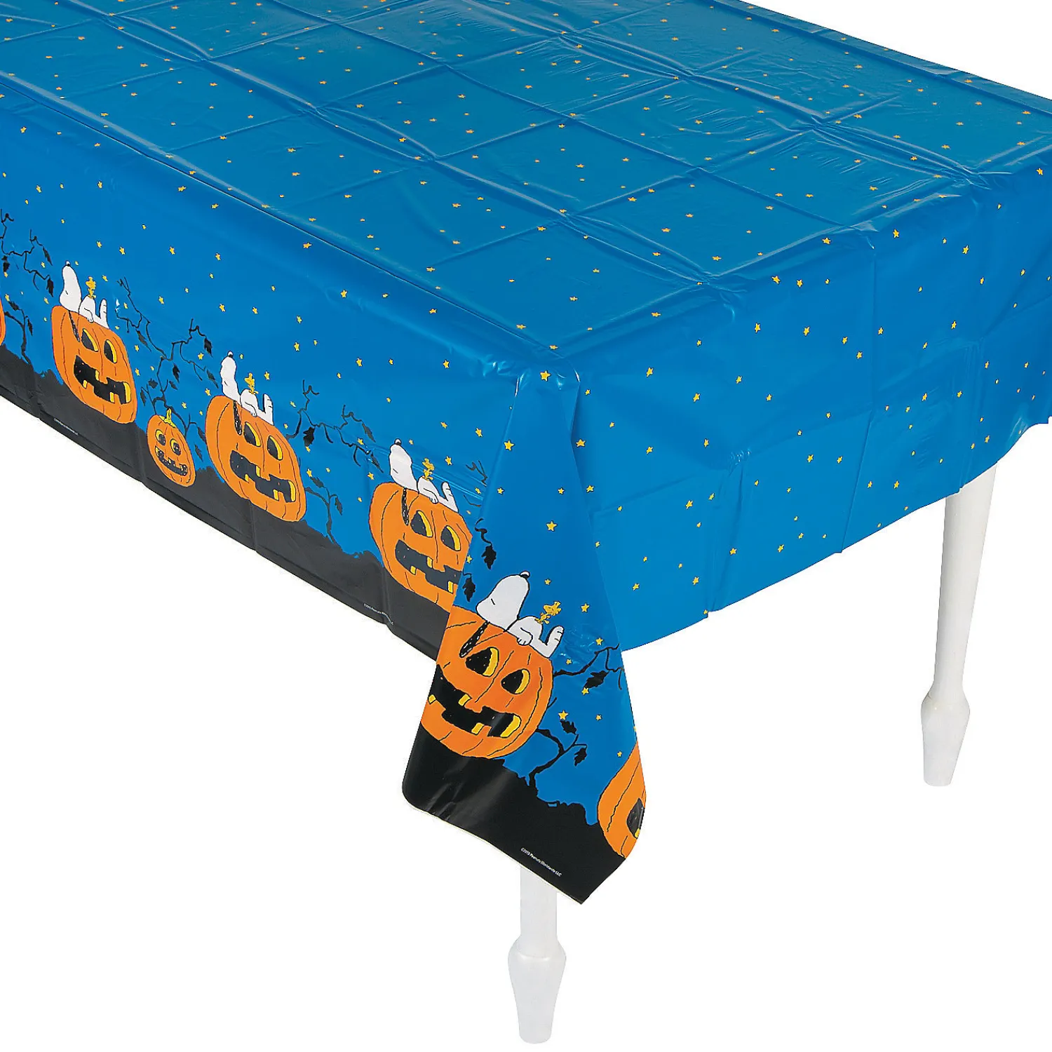 peanuts_halloween_plastic_0.webp Peanuts® Halloween Plastic Tablecloth<Oriental Trading Store