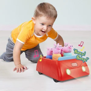 Oriental Trading Character Toys*Peppa Pig's Family Red Clever Car Lights Sounds George Daddy Mummy Pig Wow! Stuff