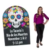 Personalized Day Of The Dead Party Cardboard Cutout Stand-Up<Oriental Trading Cheap