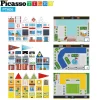 Oriental Trading Building Blocks*Picassotiles - 80Pc School, Hospital, And Police Station Theme Set Pta06