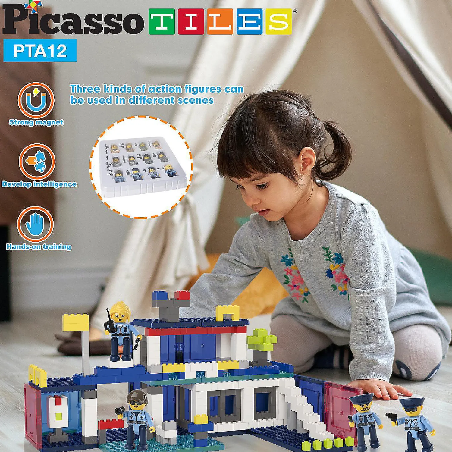 picassotiles__piece_law_e_2.webp Oriental Trading Character Toys*Picassotiles 12 Piece Law Enforcement Character Figure Set