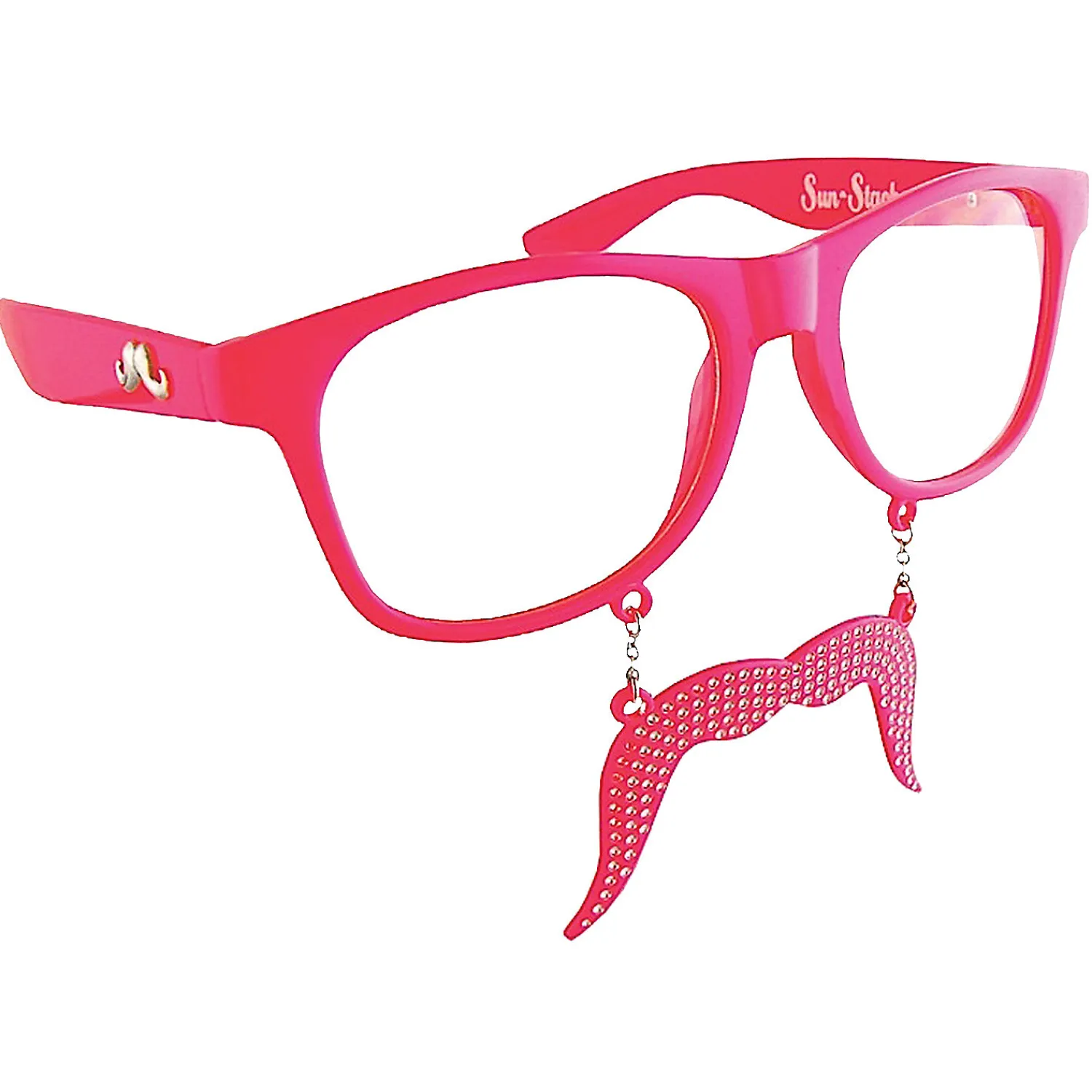 pink_bling_sunstaches___p_0.webp Pink Bling Sun-Staches® - 1 Pc.<Oriental Trading Store