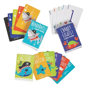 Oriental Trading Playing Cards*Pirate Animals Card Game Assortment - 12 Pc.