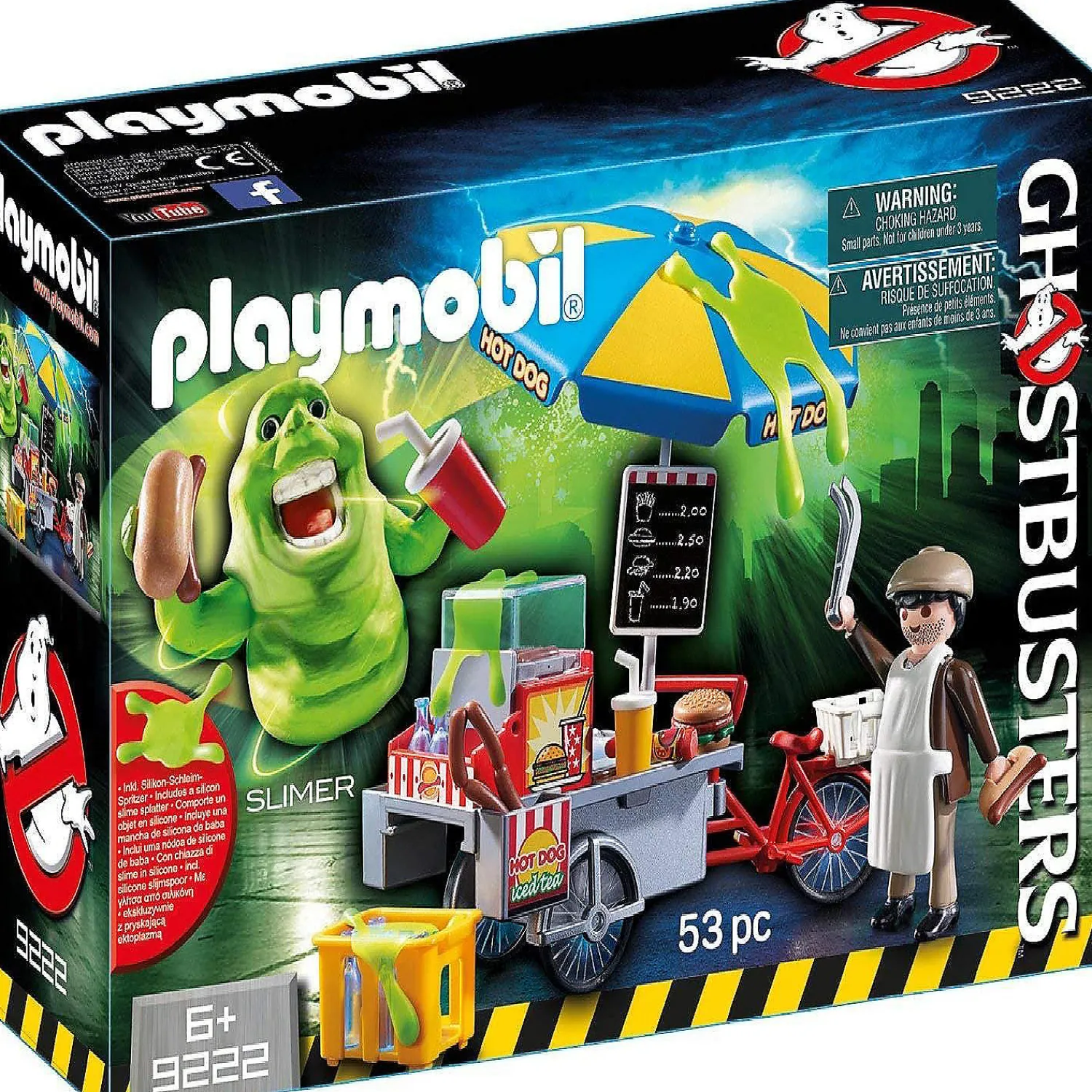 playmobil_slimer_with_hot_0.webp Oriental Trading Character Toys*Playmobil Slimer With Hot Dog Stand