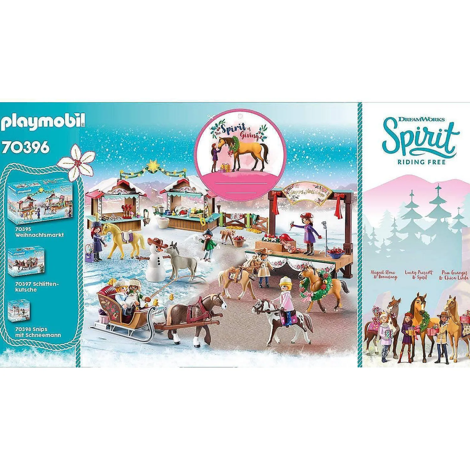 playmobil_spirit_riding_f_1.webp Oriental Trading Play Sets*Playmobil Spirit Riding Free Christmas Concert Dreamworks Horses Xmas Holiday Figures