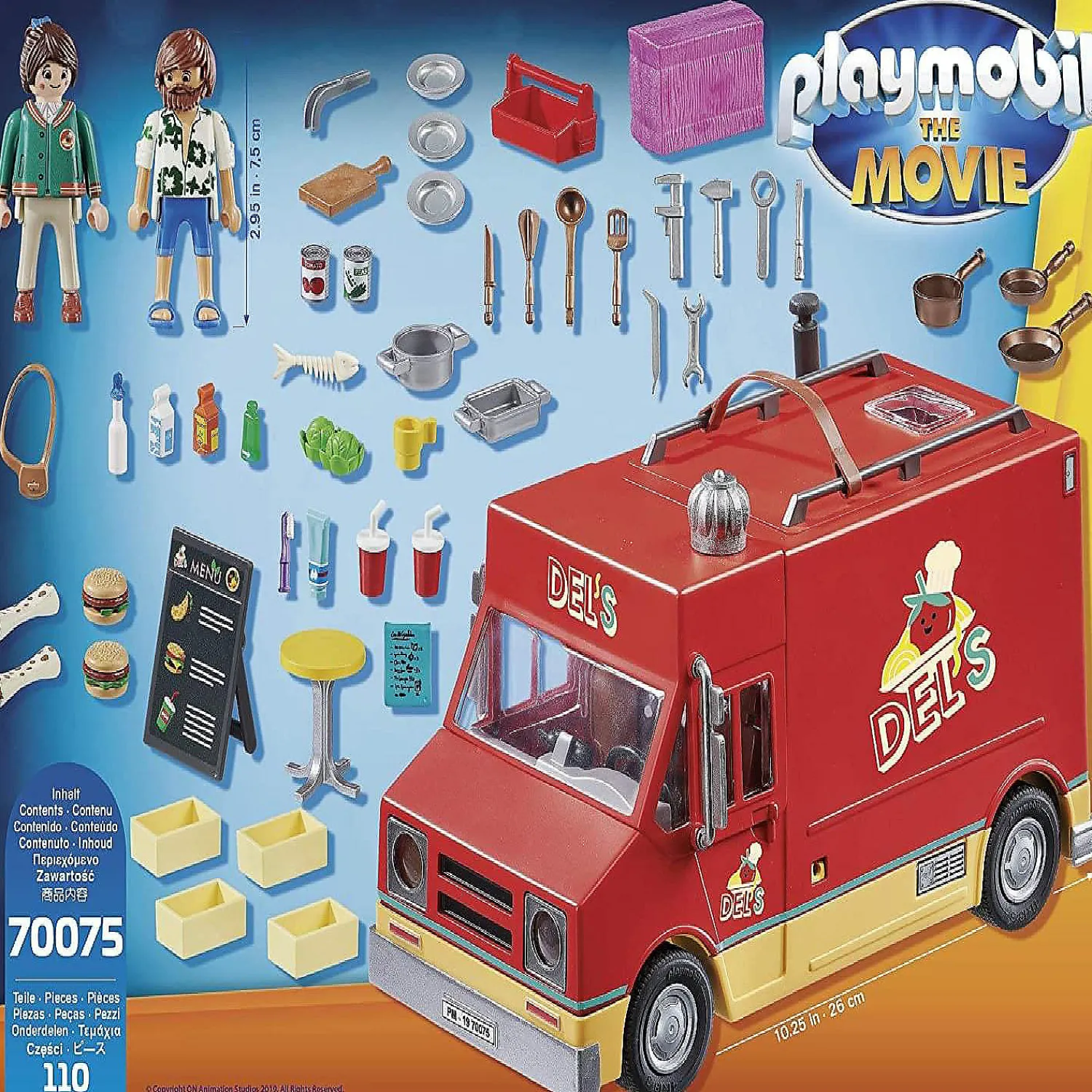 playmobil_the_movie__dels_2.webp Oriental Trading Building Blocks*Playmobil The Movie 70075 Del's Food Truck Building Set 110 Pieces