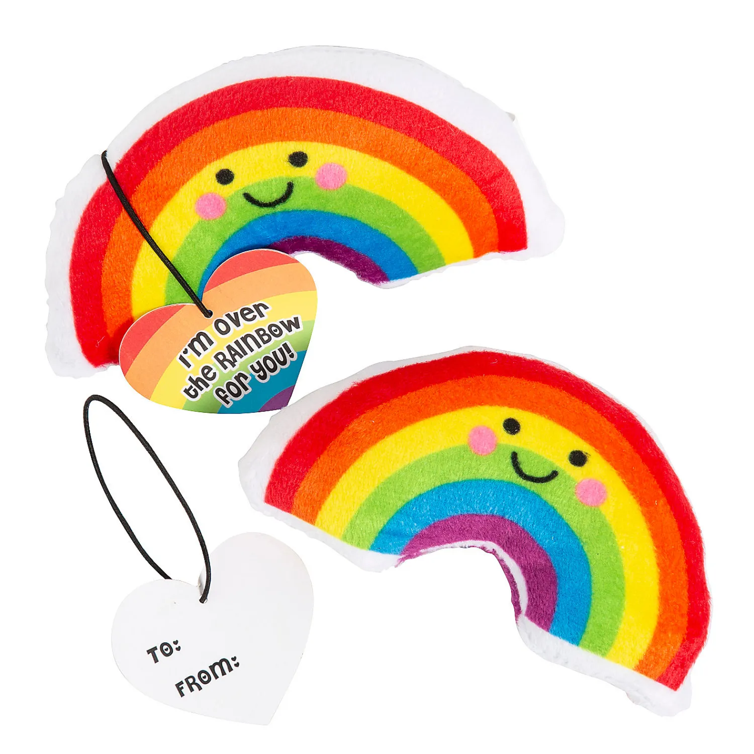 plush_rainbow_valentine_e_0.webp Oriental Trading Stuffed Animals & Plush Toys*Plush Rainbow Valentine Exchanges With Card For 12