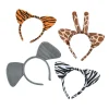 Plush Zoo Animal Ear Headbands - 12 Pc.<Oriental Trading Discount