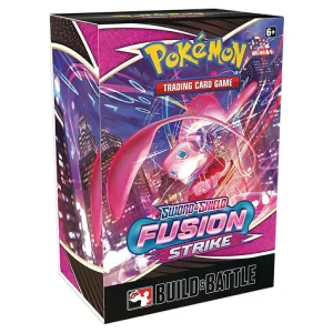 Oriental Trading Playing Cards*Pokemon Tcg Sword Shield Fusion Strike Build & Battle 10-Box Display Card Kit