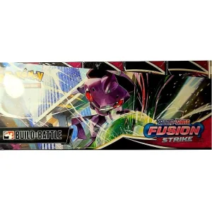 Oriental Trading Playing Cards*Pokemon Tcg Sword Shield Fusion Strike Build & Battle 10-Box Display Card Kit