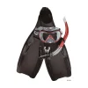 Pool Central 14+ Years - Red Swim Fins Snorkel And Goggle Pool Set - Medium<Oriental Trading Hot