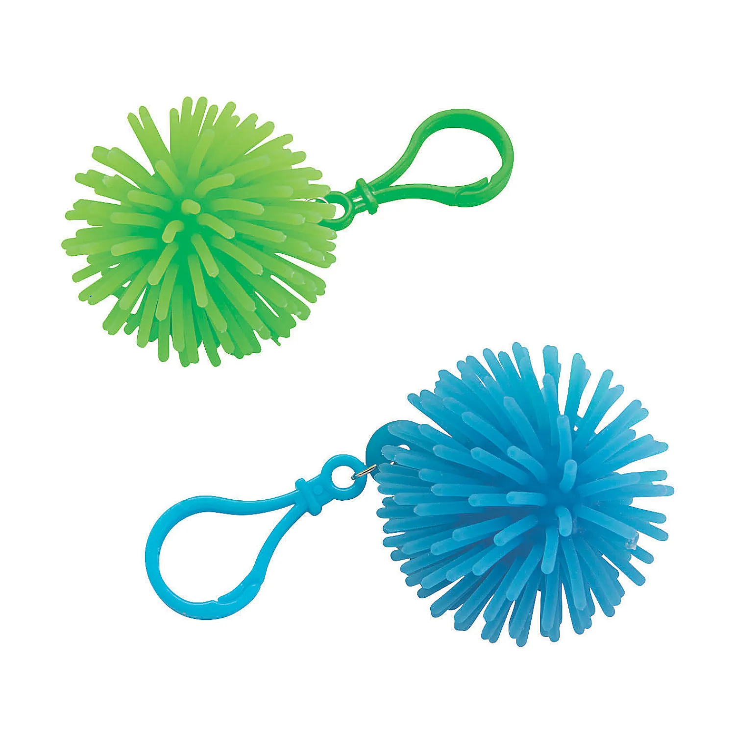 porcupine_ball_backpack_c_0.webp Oriental Trading Fidget Toys & Spinners*Porcupine Ball Backpack Clips - 12 Pc.