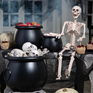 3' Posable Skeleton Halloween Decoration<Oriental Trading Sale