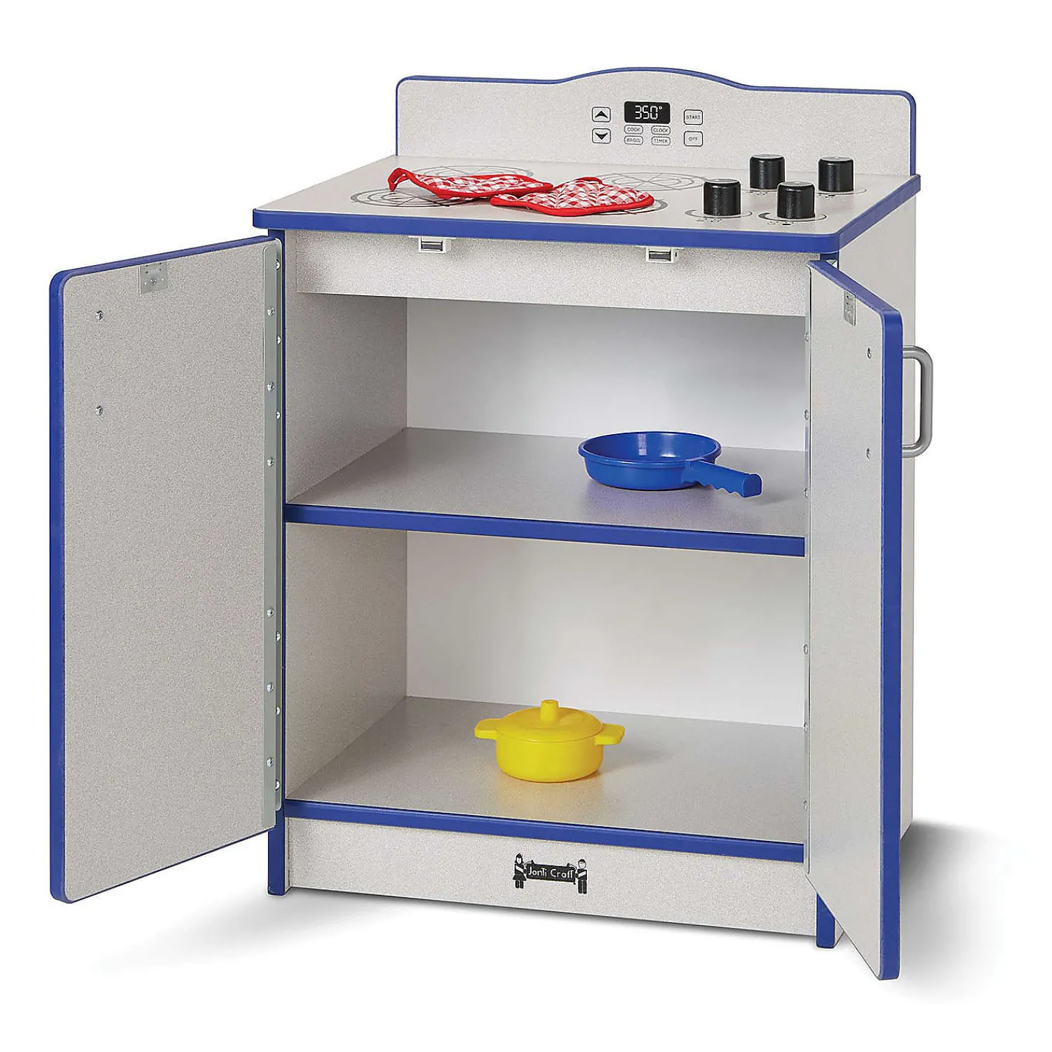 rainbow_accents_culinary__1-5.webp Oriental Trading Play Sets*Rainbow Accents Culinary Creations Kitchen Stove - Blue