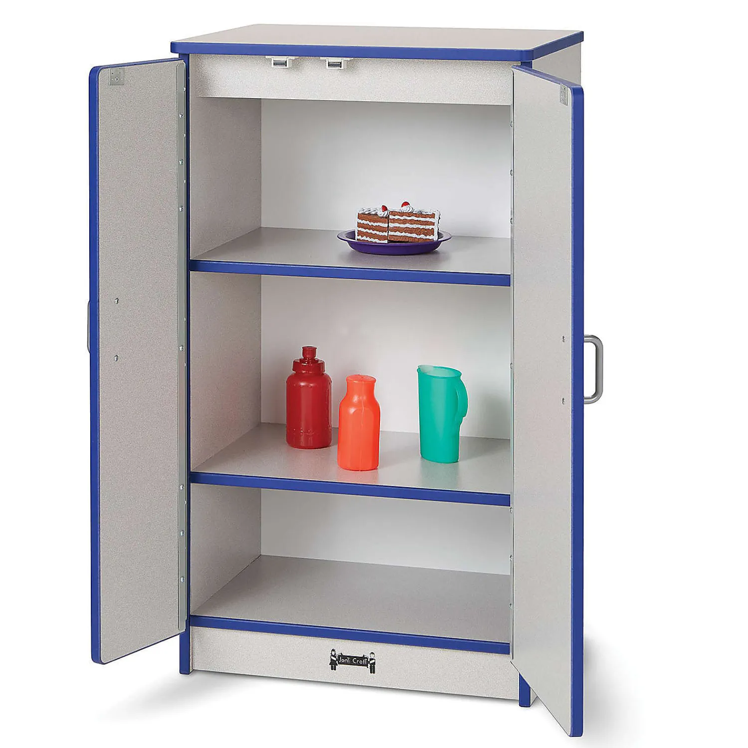 rainbow_accents_culinary__1-6.webp Oriental Trading Play Sets*Rainbow Accents Culinary Creations Kitchen Refrigerator - Blue