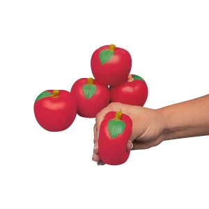Oriental Trading Stress Balls & Toys*Red Apple Stress Toys - 12 Pc.