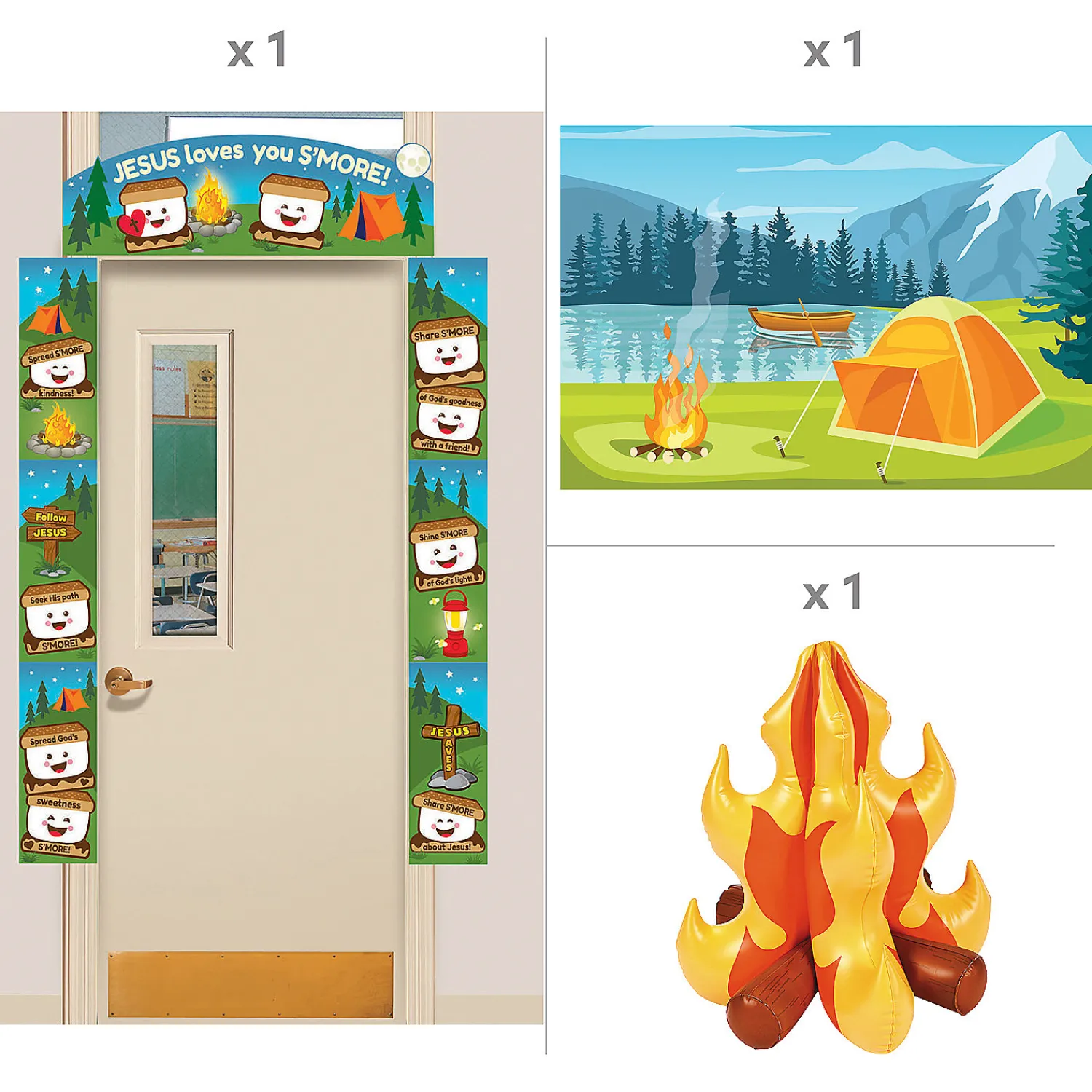 religious_camping_trunkor_1.webp Religious Camping Trunk-Or-Treat Decorating Kit - 5 Pc.<Oriental Trading Store