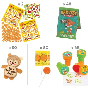 Religious Fall Bingo Game & Prize Kit For 32<Oriental Trading Store