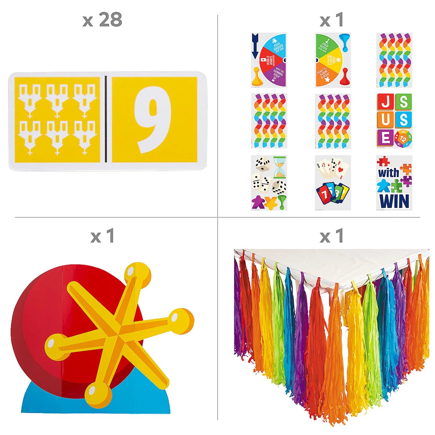 religious_game_night_trun_1.webp Religious Game Night Trunk-Or-Treat Decorating Kit - 39 Pc.<Oriental Trading Hot
