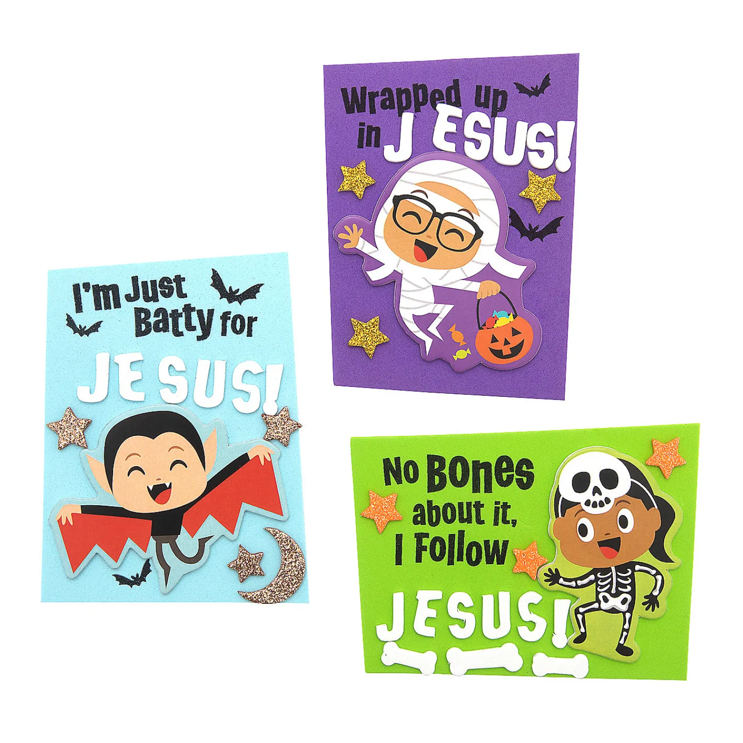 religious_halloween_littl_0.webp Religious Halloween Little Boolievers Magnet Craft Kit - Makes 12<Oriental Trading Cheap