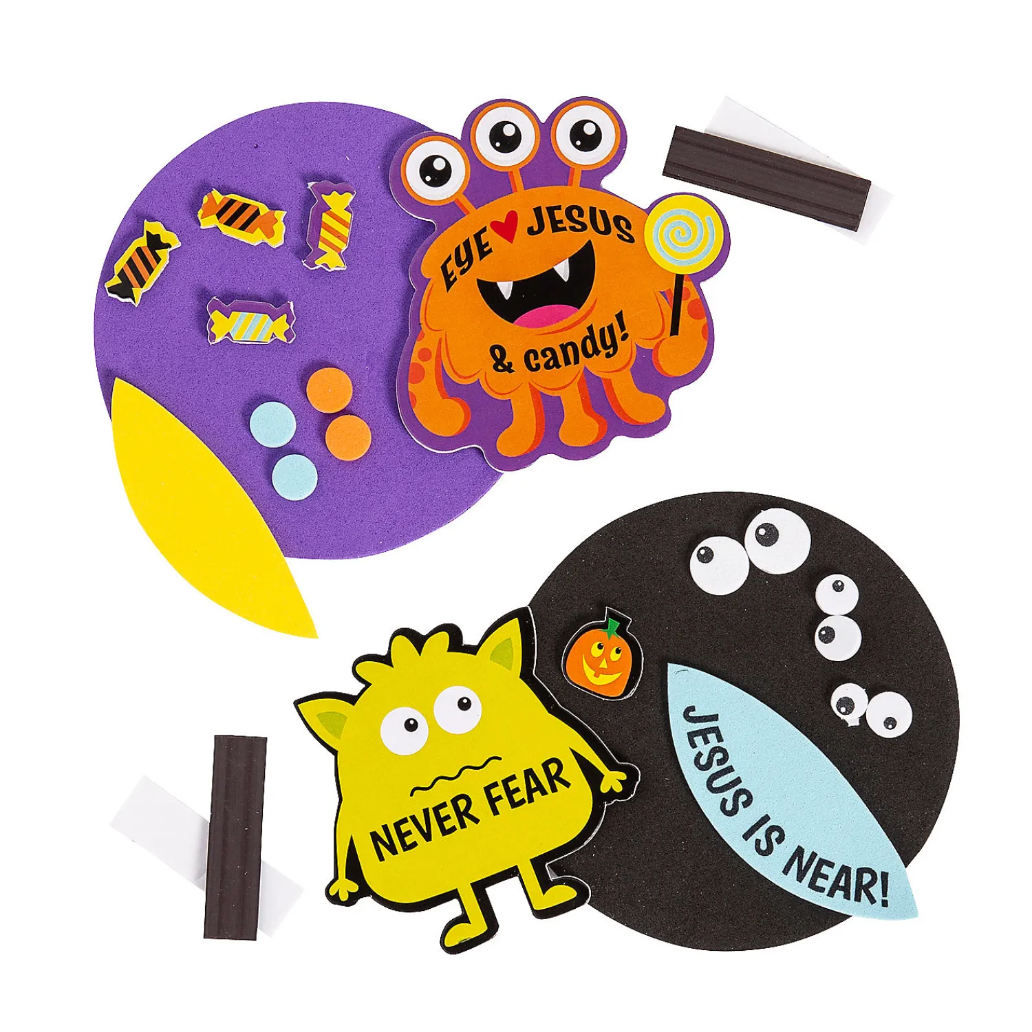 religious_halloween_monst_1-1.webp Religious Halloween Monster Magnet Craft Kit - Makes 12<Oriental Trading Best Sale