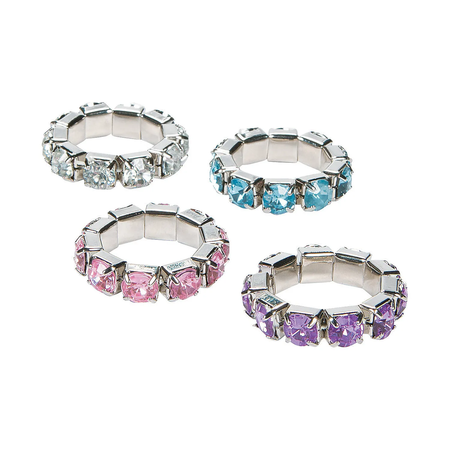 rhinestone_stretchy_rings_0.webp Oriental Trading Rings*Rhinestone Stretchy Rings - 24 Pc.