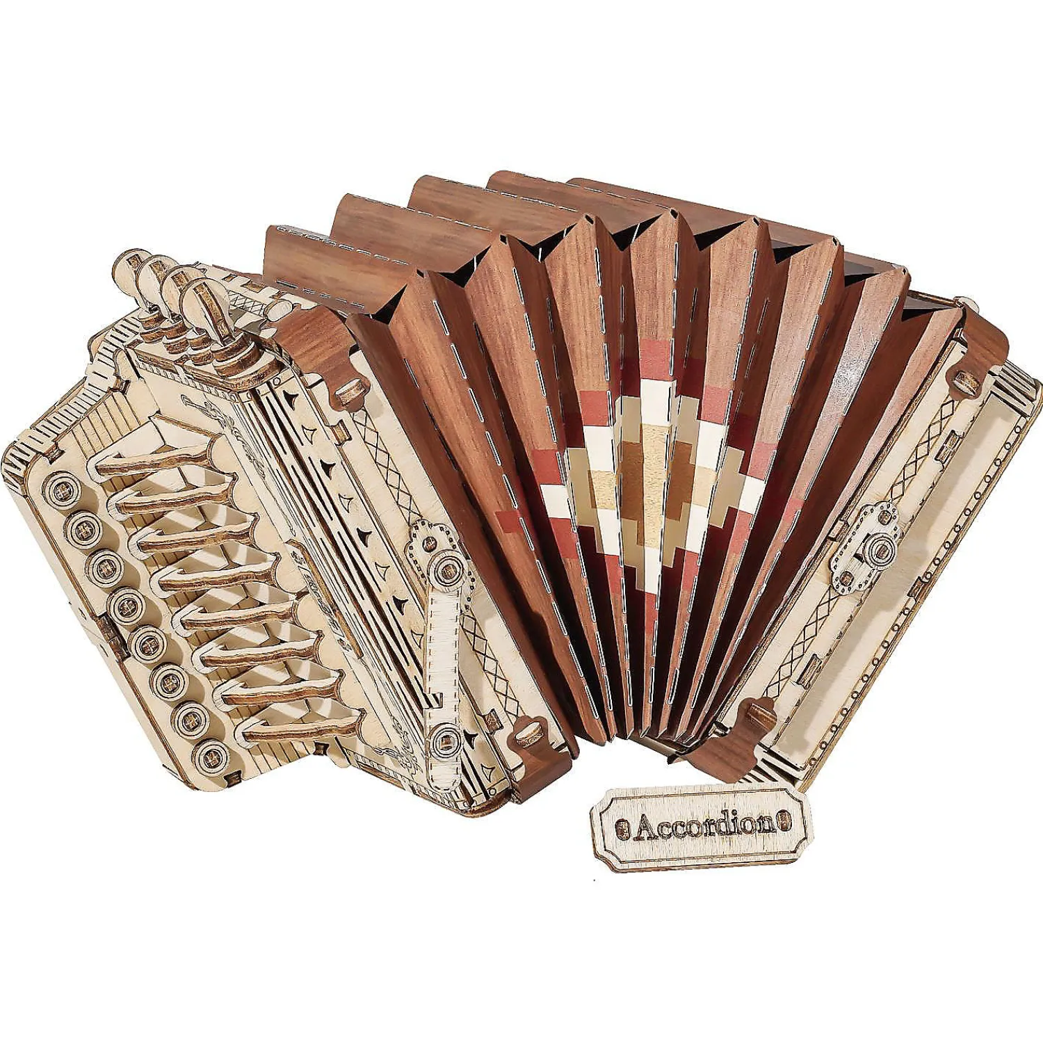 robotime_d_diy_wooden_mus_0.webp Oriental Trading Puzzles*Robotime 3D Diy Wooden Musical Instrument - Puzzle Game Assembly Model - Accordion Toy Gift For Children