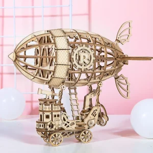 Oriental Trading Puzzles*Robotime 3D Wooden Airship Model Building Kits - Toys For Children, Kids, Boys, Birthday Gift