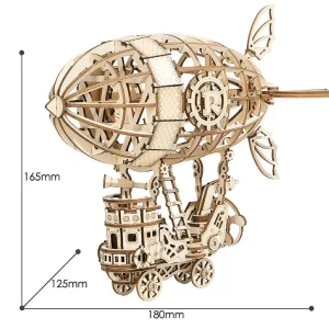 Oriental Trading Puzzles*Robotime 3D Wooden Airship Model Building Kits - Toys For Children, Kids, Boys, Birthday Gift