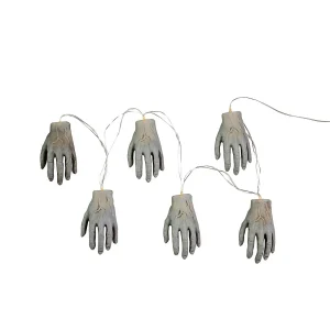 Set Of 6 Skeleton Hands Halloween Light Set<Oriental Trading Clearance