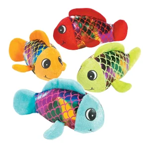 Oriental Trading Stuffed Animals & Plush Toys*Shiny Scales Stuffed Fish - 12 Pc.