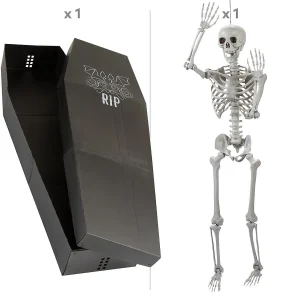 5' Skeleton & Coffin Decorating Kit - 2 Pc.<Oriental Trading Best