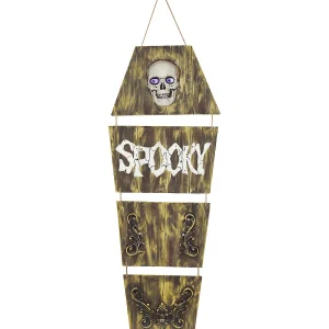 5' Skeleton Coffin With Moving Eyes<Oriental Trading Best