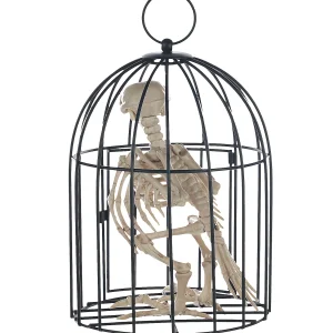 Skeleton Crow In A Cage<Oriental Trading Online