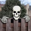 Skeleton Fence Peeker Halloween Decoration<Oriental Trading Outlet