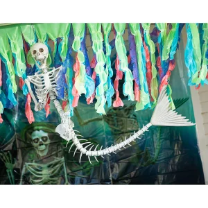Skeleton Mermaid & Pirate Couple Halloween Decorations<Oriental Trading Fashion