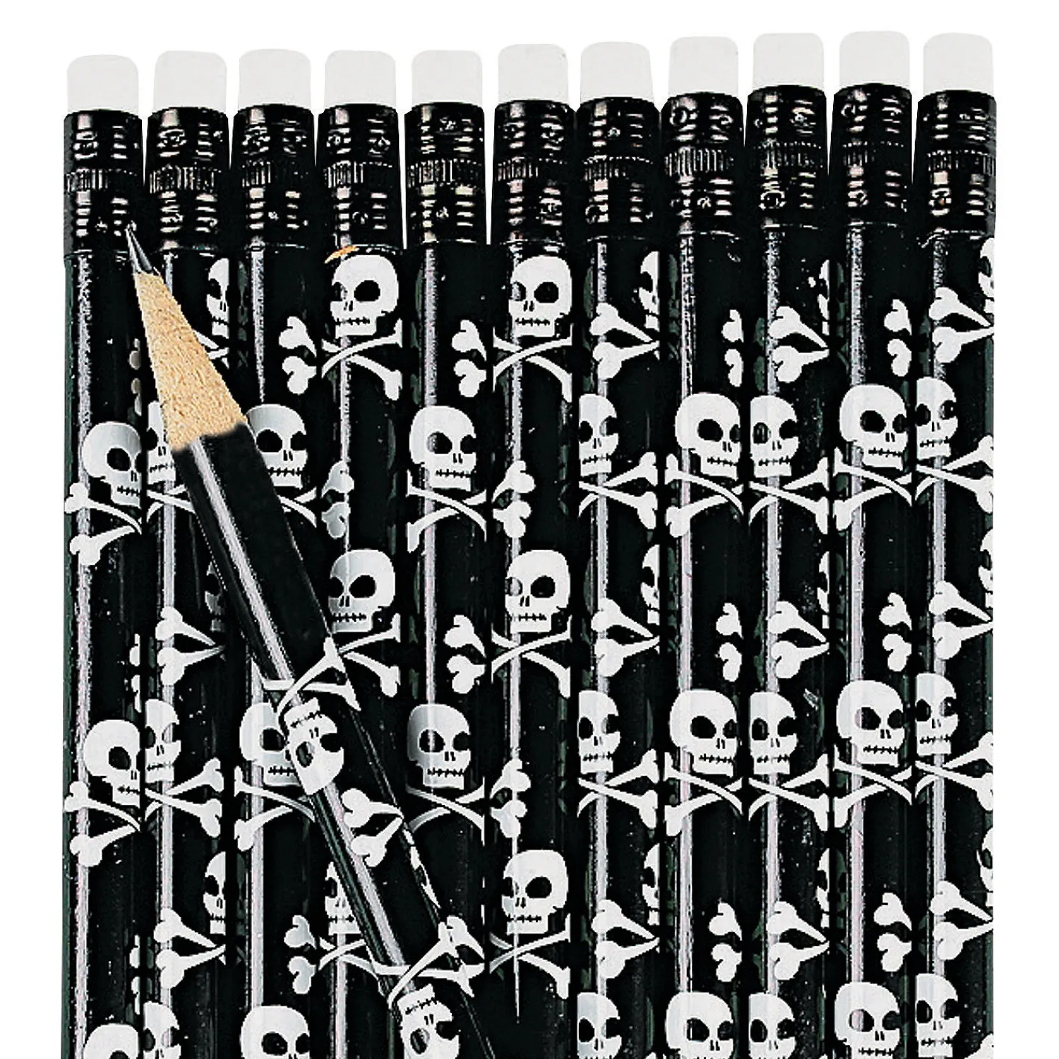 skull__crossbones_pencils_0.webp Skull & Crossbones Pencils - 24 Pc.<Oriental Trading Online