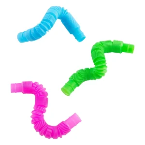Oriental Trading Fidget Toys & Spinners*Small Solid Color Expanding Tube Fidget Toys - 12 Pc.