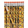 Smile Face Candy Corn Pencils - 24 Pc.<Oriental Trading Sale