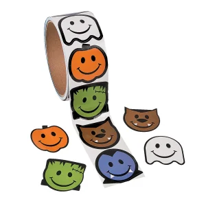 Smile Face Monster Sticker Roll - 100 Pc.<Oriental Trading Store
