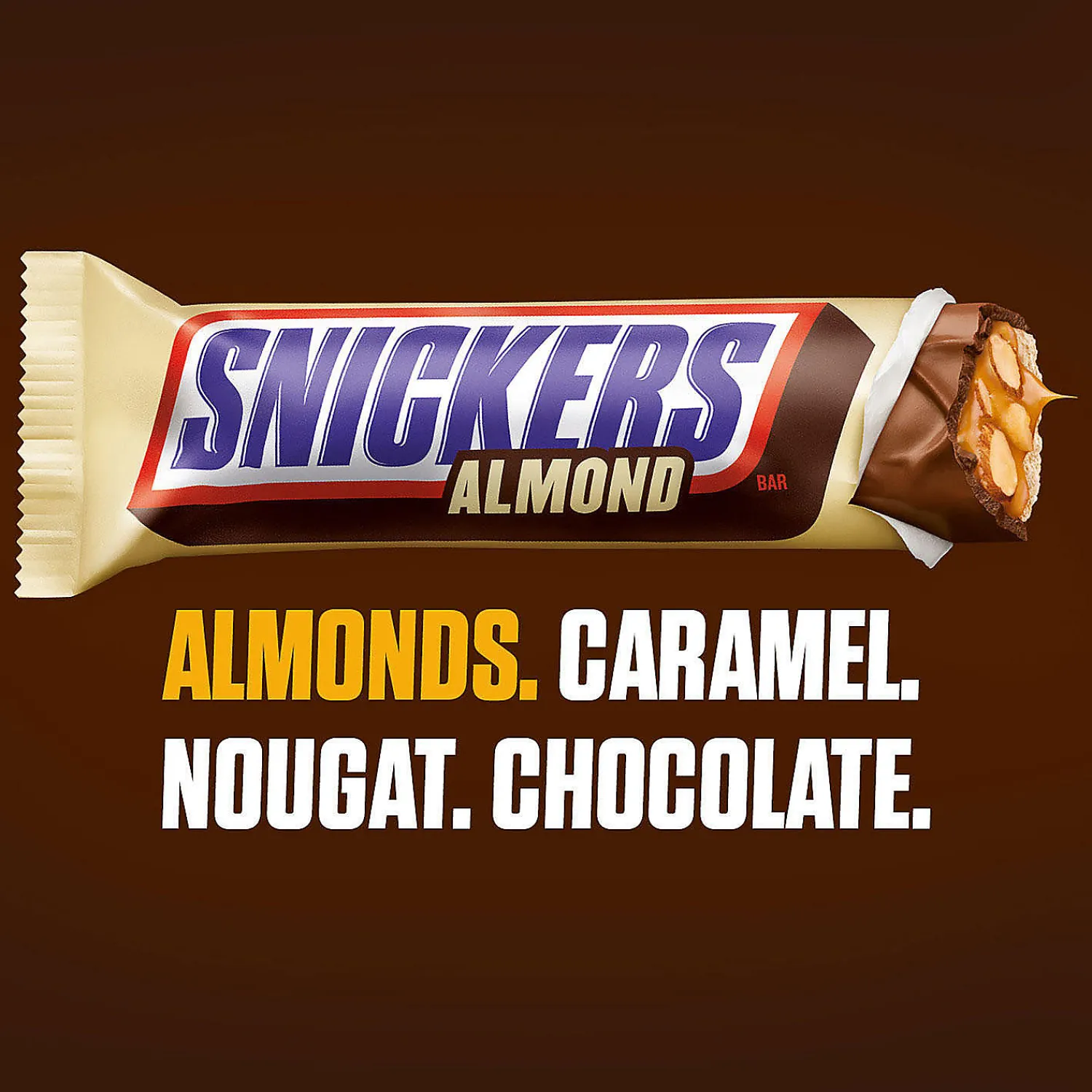 snickers_almond_full_size_2.webp Snickers Almond Full Size Bar, 1.76 Oz, 24 Count<Oriental Trading Best Sale